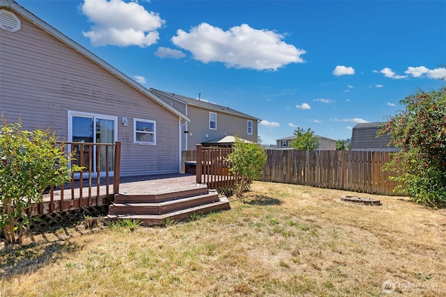 109 Nelsen St NE, Orting, WA 98360 - view of yard with a deck