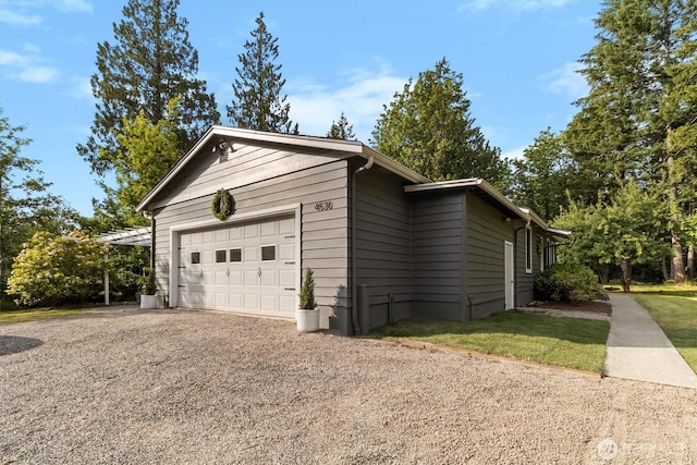 4530 Vacca Ln, Bellingham, WA 98226 - view of property exterior with gravel driveway
