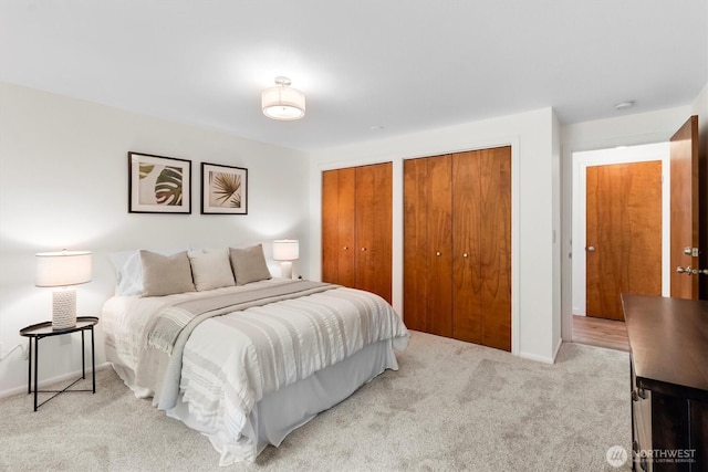4530 Vacca Ln, Bellingham, WA 98226 - bedroom with multiple closets and carpet flooring