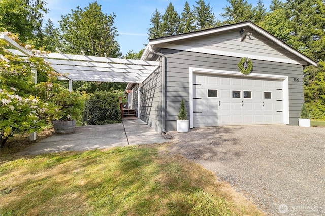 4530 Vacca Ln, Bellingham, WA 98226 - garage with asphalt driveway