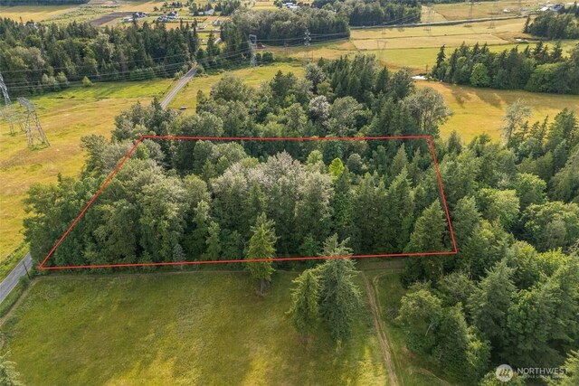4530 Vacca Ln, Bellingham, WA 98226 - view of rural area featuring property parcel outlined