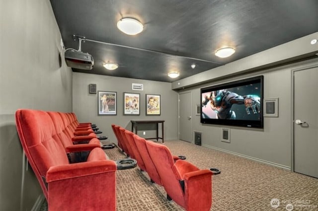 1420 Terry Ave Unit 907, Seattle, WA 98101 - carpeted cinema room with baseboards