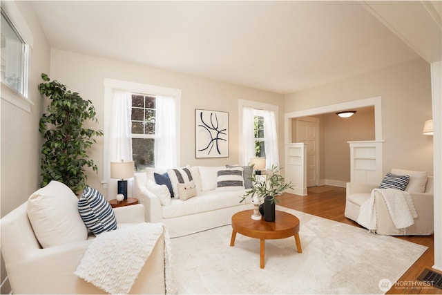 3207 N 9th St, Tacoma, WA 98406 - living room with wood finished floors and baseboards