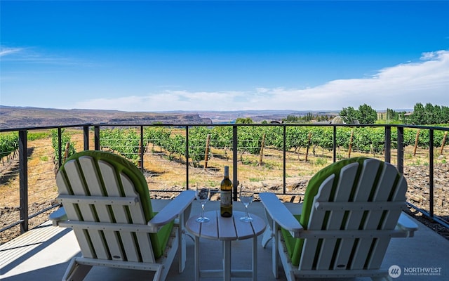 23648 Cliffe Pointe Rd NW Unit 10C, Quincy, WA 98848 - balcony with a mountain view and a rural view