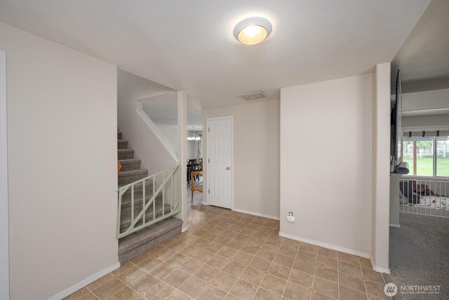 7649 Mcdougal Ave NE, Moses Lake, WA 98837 - unfurnished room with stairway and baseboards