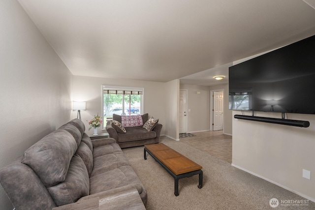 7649 Mcdougal Ave NE, Moses Lake, WA 98837 - carpeted living room featuring baseboards