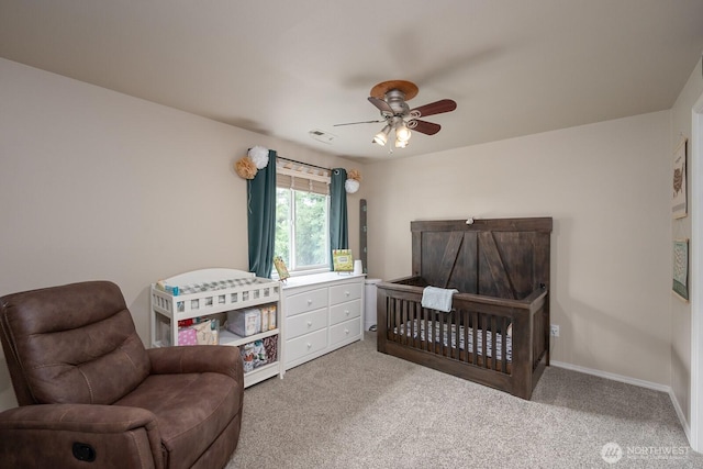 7649 Mcdougal Ave NE, Moses Lake, WA 98837 - bedroom featuring carpet and a ceiling fan