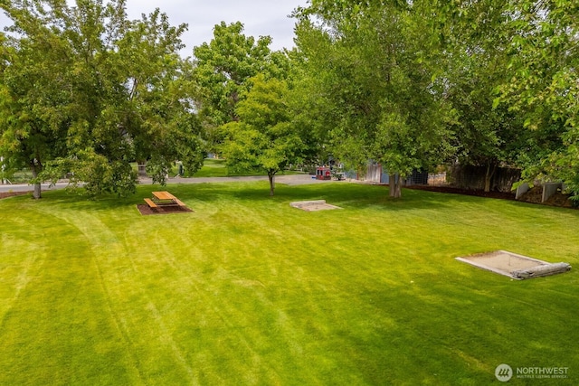 7649 Mcdougal Ave NE, Moses Lake, WA 98837 - view of green lawn