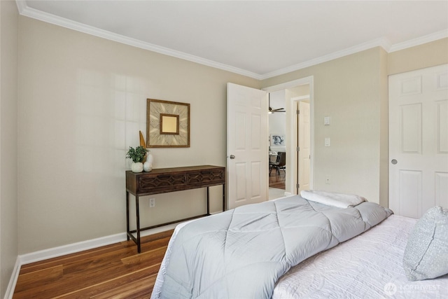 13145 102nd Ln NE Unit 6, Kirkland, WA 98034 - bedroom featuring wood finished floors and ornamental molding