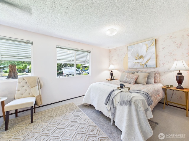 5511 Chokecherry Cir W, University Place, WA 98467 - carpeted bedroom featuring a textured ceiling