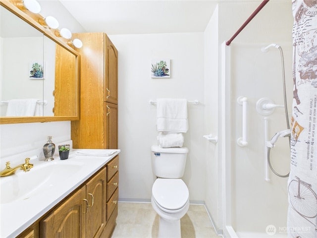 5511 Chokecherry Cir W, University Place, WA 98467 - bathroom featuring vanity and a stall shower