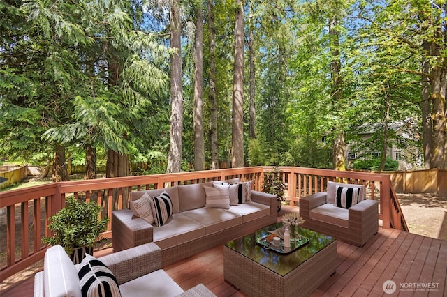2021 224th Pl NE, Sammamish, WA 98074 - wooden deck featuring an outdoor living space
