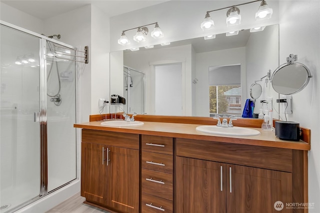 990 43rd Ct NE, Auburn, WA 98002 - full bath featuring a shower stall and double vanity