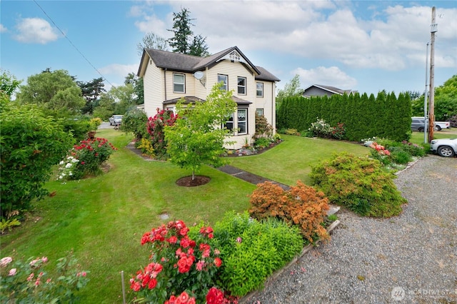 603 W 1st St, Nooksack, WA 98276 - victorian-style house with a front lawn
