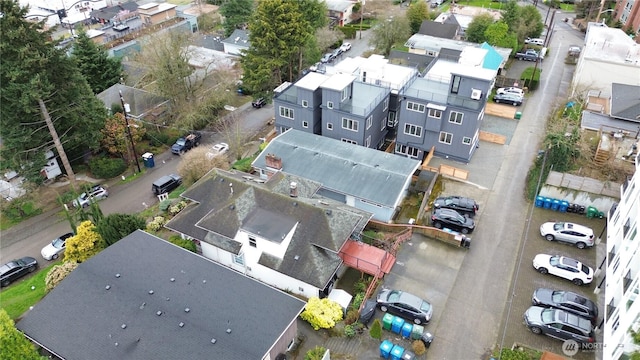 633 W Emerson St, Seattle, WA 98119 - aerial view of property and surrounding area with nearby suburban area