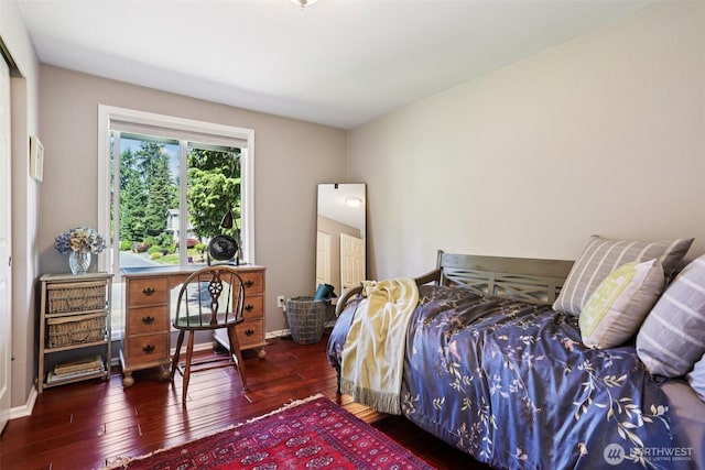 7622 130th Ave NE, Kirkland, WA 98033 - bedroom featuring hardwood / wood-style flooring and baseboards