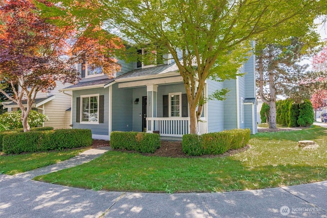 13421 Elk Ridge Rd SE, Monroe, WA 98272 - view of front facade featuring covered porch and a front yard