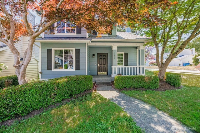 13421 Elk Ridge Rd SE, Monroe, WA 98272 - view of front of property with covered porch and a front yard