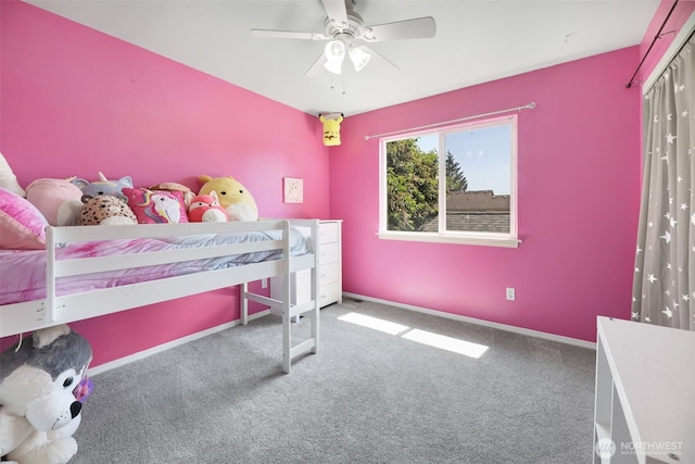 13421 Elk Ridge Rd SE, Monroe, WA 98272 - bedroom with carpet floors and a ceiling fan