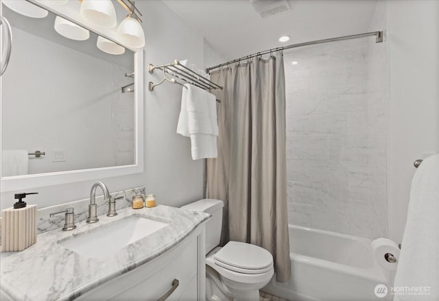 2636 22nd Ave W Unit 101, Seattle, WA 98199 - bathroom with shower / bath combination with curtain and vanity