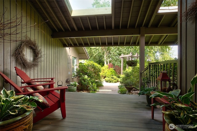 7610 Scenic Dr, Yakima, WA 98908 - view of deck