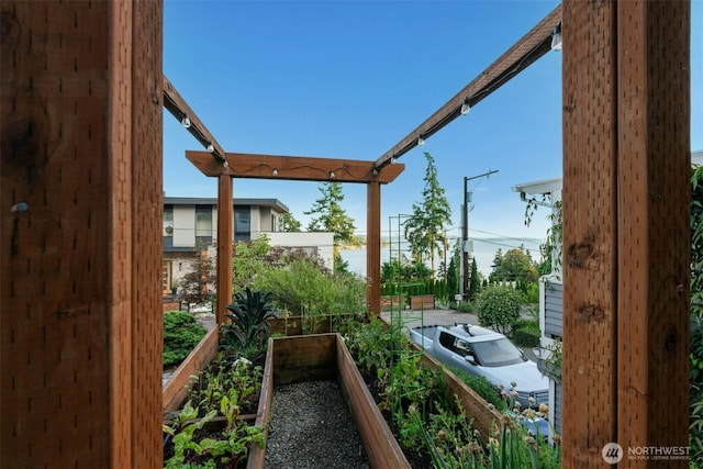 8812 NE 117th Pl, Kirkland, WA 98034 - view of patio / terrace with a garden