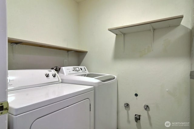 110 E Shannon Pl, Shelton, WA 98584 - laundry area with washer and dryer