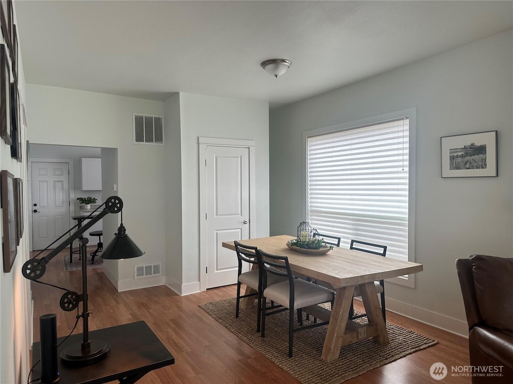 807 24th St, Anacortes, WA 98221 - dining area featuring wood finished floors