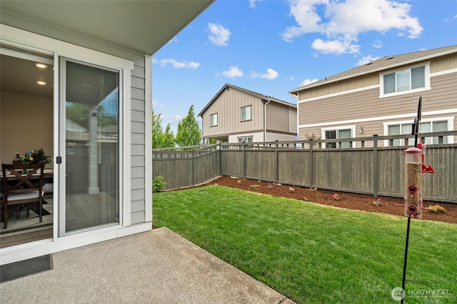 32803 Stuart Ave SE, Black Diamond, WA 98010 - fenced backyard with a patio area