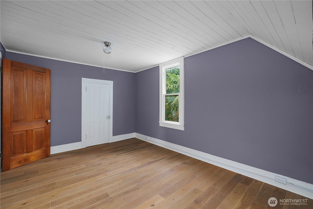 1114 5th Ave SW, Olympia, WA 98502 - bonus room featuring wooden ceiling, light wood finished floors, and vaulted ceiling