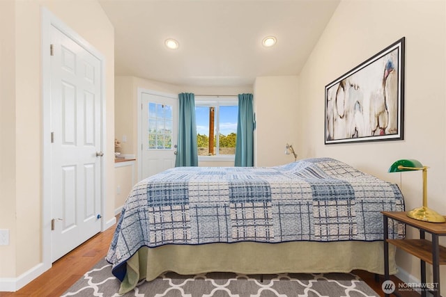 5798 Roosevelt Way NE, Seattle, WA 98105 - bedroom with wood finished floors and recessed lighting