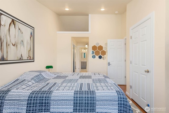 5798 Roosevelt Way NE, Seattle, WA 98105 - bedroom with wood finished floors and recessed lighting