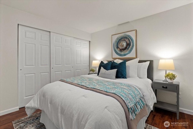 17019 426th Ave SE, North Bend, WA 98045 - bedroom with a closet and wood finished floors