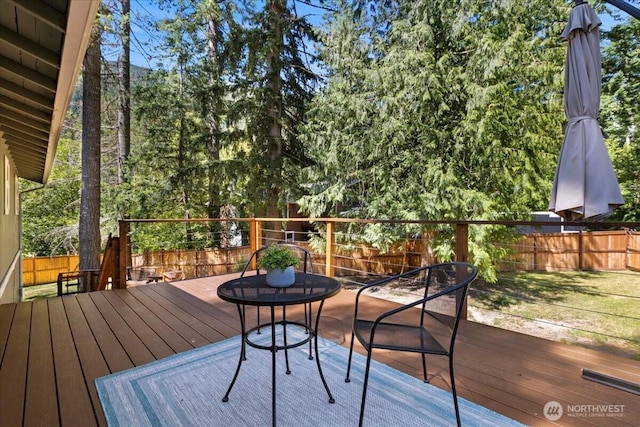 17019 426th Ave SE, North Bend, WA 98045 - view of wooden deck