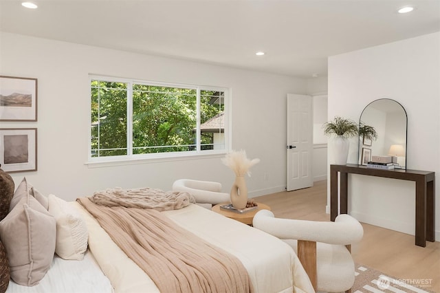16302 NE 104th St, Redmond, WA 98052 - bedroom featuring recessed lighting and light wood-style flooring