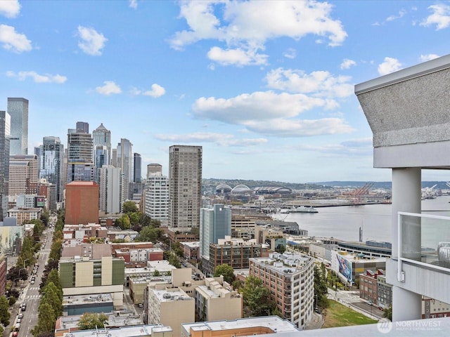 121 Vine St Unit 601, Seattle, WA 98121 - view of city skyline featuring a notable bridge and a large body of water