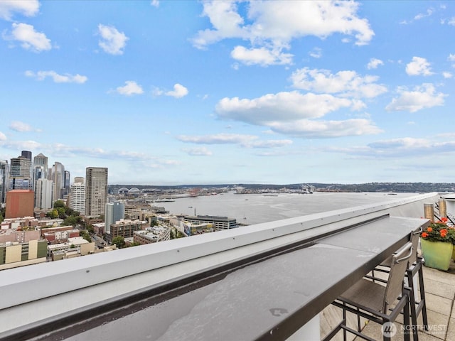 121 Vine St Unit 601, Seattle, WA 98121 - balcony with a skyline view