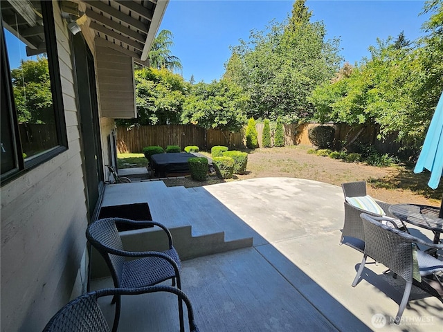 10924 SE 183rd Ct, Renton, WA 98055 - fenced backyard featuring a patio