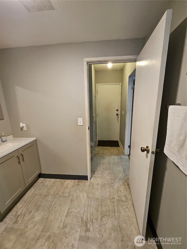 10924 SE 183rd Ct, Renton, WA 98055 - bathroom featuring vanity and baseboards