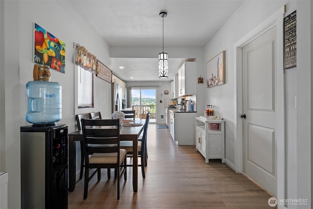 755 S Chelan Ave, Wenatchee, WA 98801 - dining room with light wood-style flooring and recessed lighting