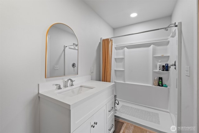 755 S Chelan Ave, Wenatchee, WA 98801 - full bath with vanity and recessed lighting