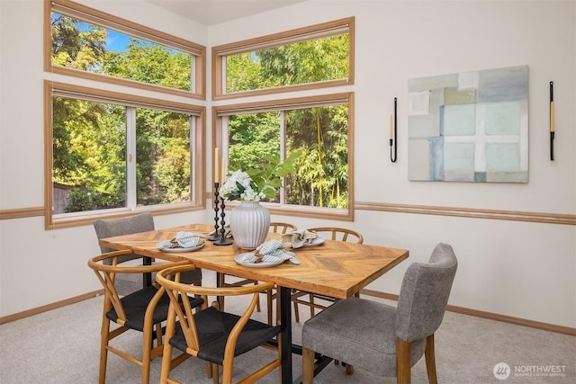 11926 SE 198th Ct, Kent, WA 98031 - dining area featuring healthy amount of natural light and carpet floors
