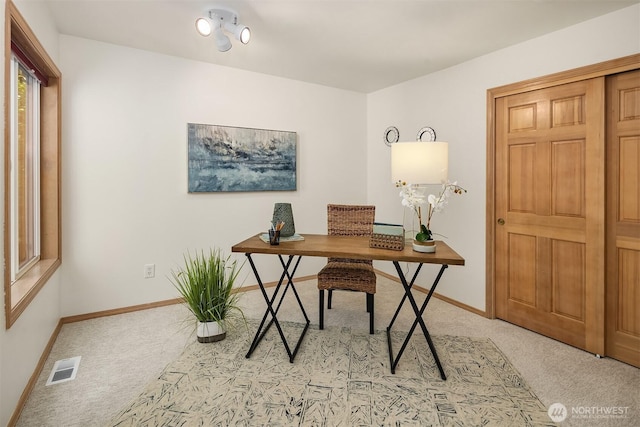 11926 SE 198th Ct, Kent, WA 98031 - office area featuring light colored carpet and baseboards