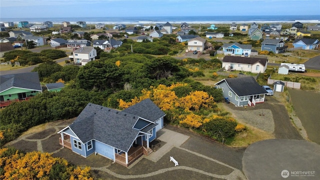 1111 Riverside Ct, Ocean Shores, WA 98569 - aerial perspective of suburban area