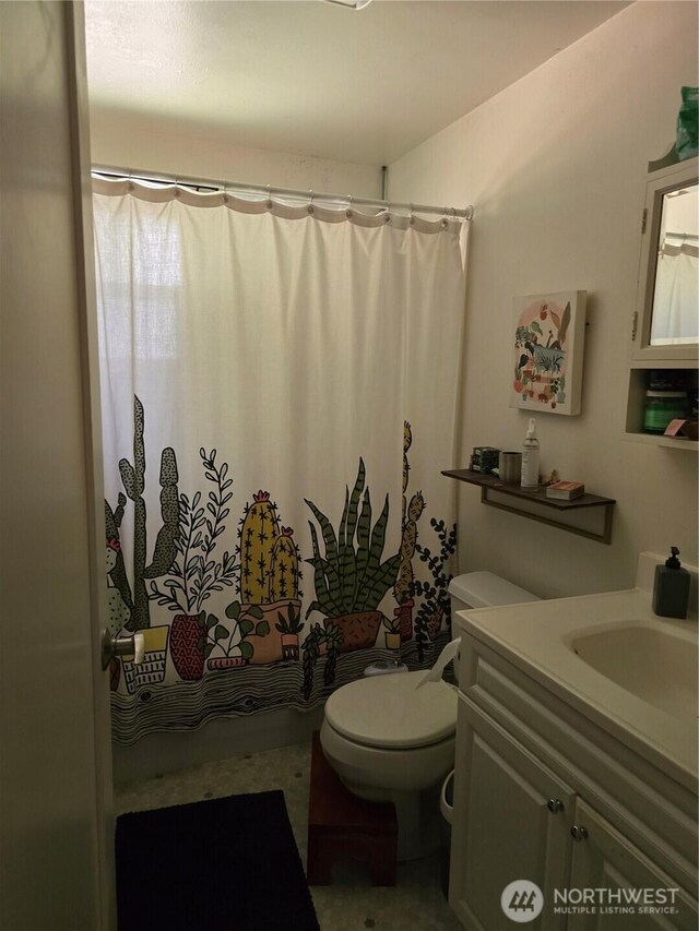 1208 NE 110th St, Seattle, WA 98125 - bathroom featuring vanity and toilet