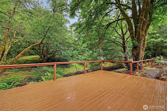 721 Abernathy Creek Rd, Longview, WA 98632 - view of wooden terrace