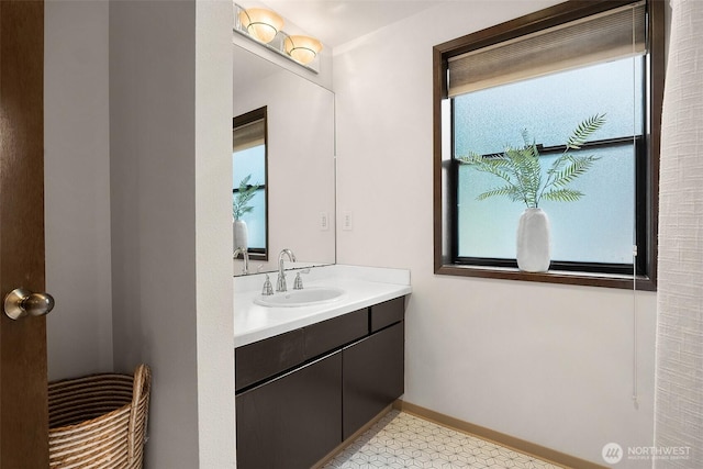 26710 NE Stephens St, Duvall, WA 98019 - bathroom featuring vanity and baseboards