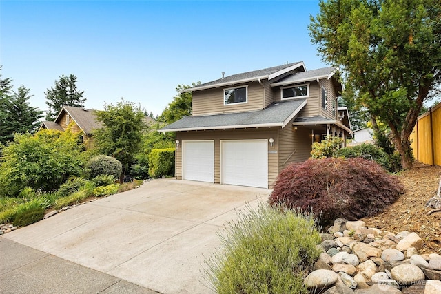 26710 NE Stephens St, Duvall, WA 98019 - view of front facade featuring a garage, driveway, and roof with shingles
