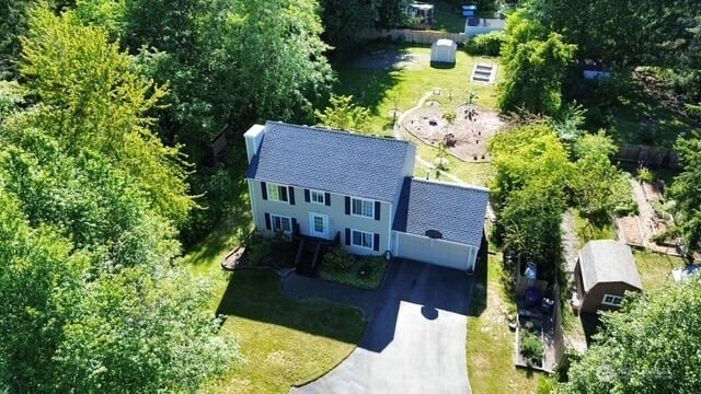 5846 SW 44th St, Port Orchard, WA 98367 - aerial view of property and surrounding area