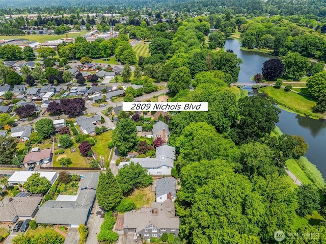 2809 Nichols Blvd, Longview, WA 98632 - aerial perspective of suburban area with a nearby body of water